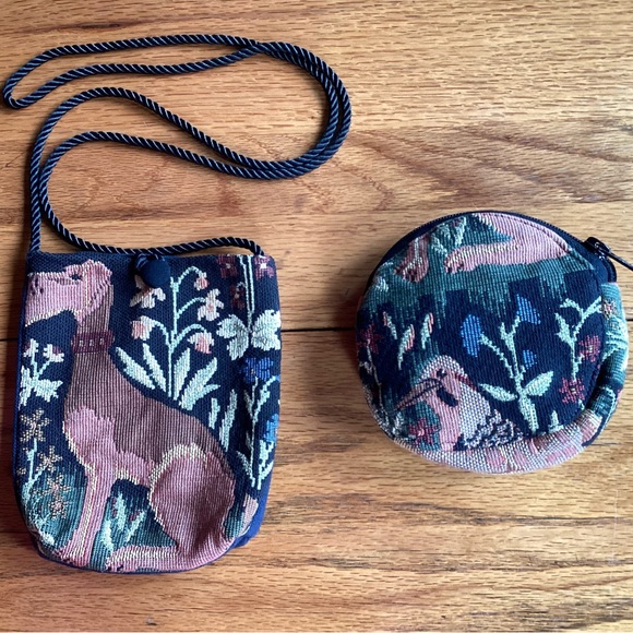 Robert Allen: Woodland Animals Tapestry Purse Bundle - Picture 2 of 16